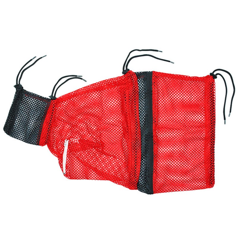 Cat Grooming Washing Bags Mesh Cat Bath Clean Bag No Scratching Bite Restraint Cat Supplies Nail Cutting Bags: Red