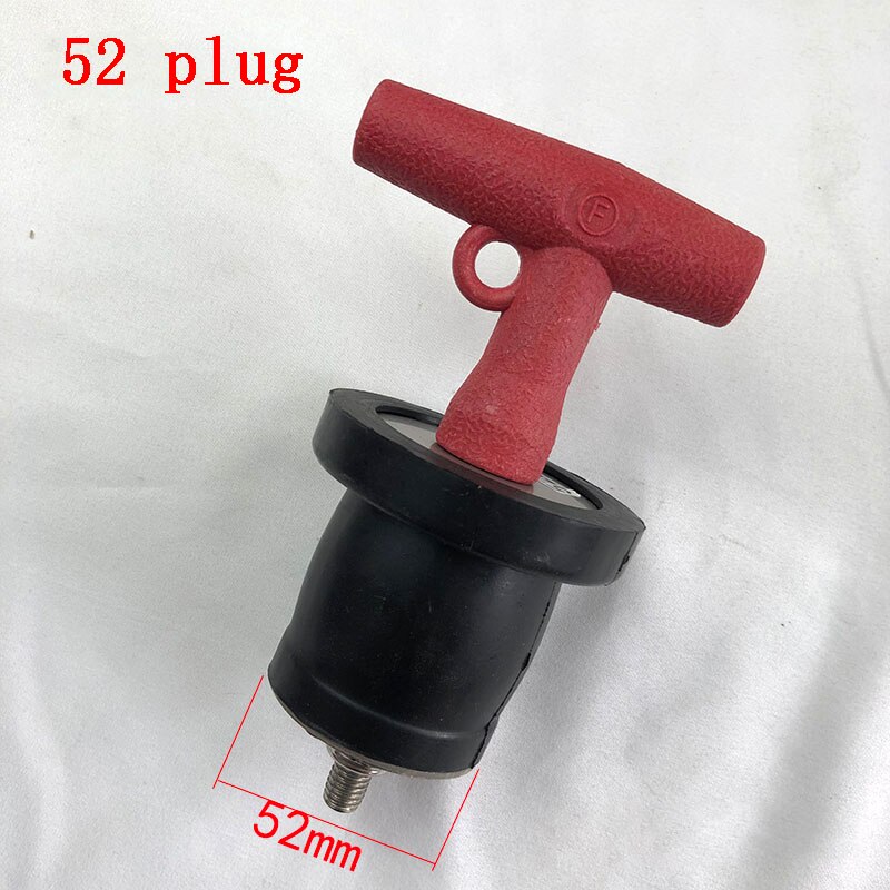 Drain hole plug drain pipe plug plug drain outlet rubber pool pipe plugging head pipe cap marine: Hole ID 52-65mm use