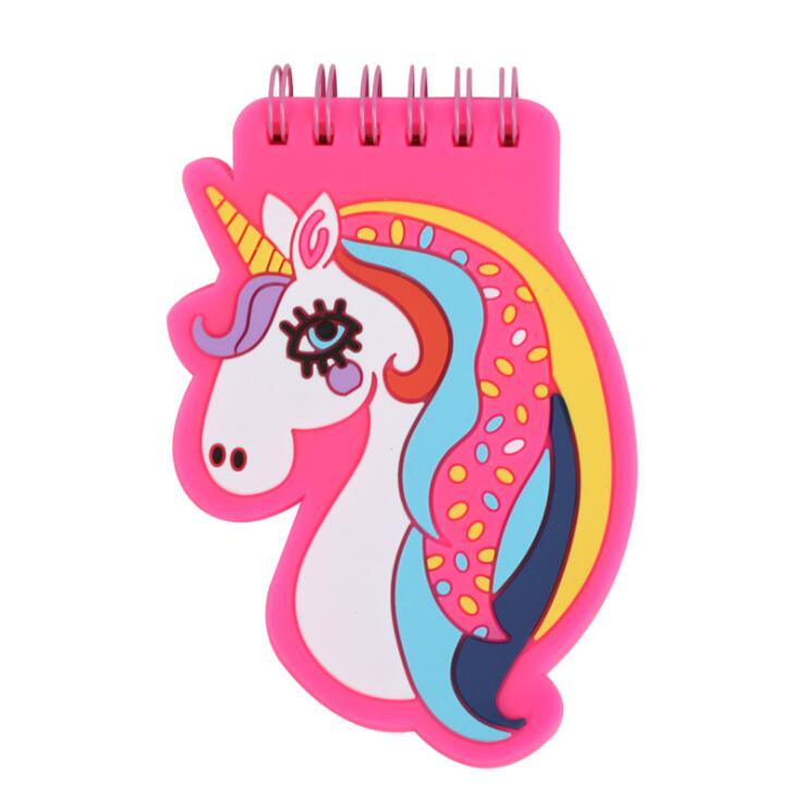 1 Piece Kawaii Unicorn Mini Pocket Coil Notebook Blank Diary Memo Notes Graffiti Sketch Book For Kids To Do It Planner Notepads: Unicorn