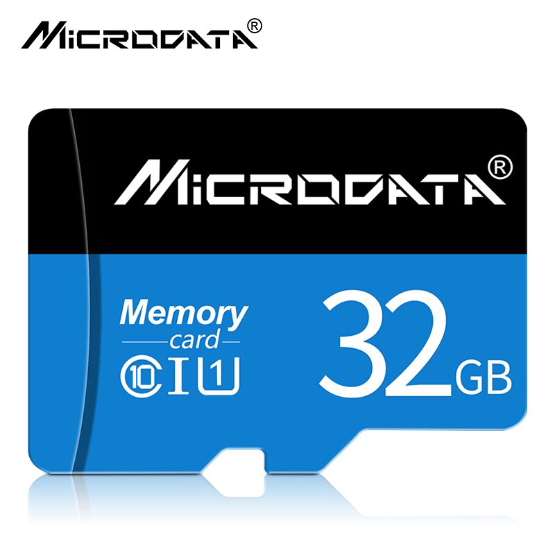 MicroData Blau micro sd karte 16gb 32gb MICROSDHC microsd speicher Karte 64gb 128gb C10 MICROSDXC mini tf karte für Smartphone/PC