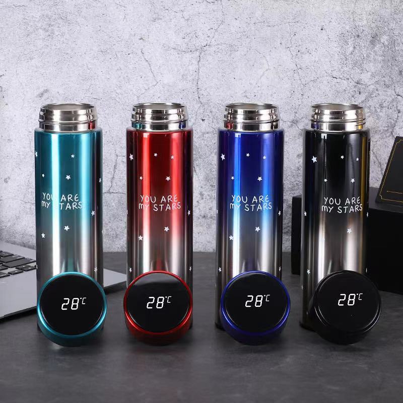 500Ml Intelligente Thermos Temperatuur Display Roestvrijstalen Vacuüm Water Cup Voor Bolero Salsa Tango Cupra-Alleen Cupra R cupra