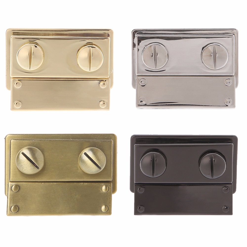 Thinkthendo Maken Metalen Push Lock Aktetas Vierkante Lock Hardware Accessoires Voor Vrouwen Tas Hangbag