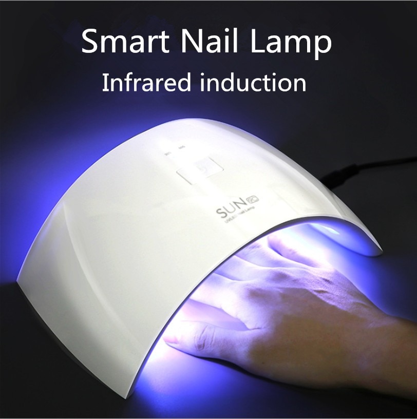 Nail Lamp ZON 9C/9 S UV LED Lamp 24 W Nail Dryer met Infrarood Inductie Draagbare Manicure machine Droog Alle Nail Gel Dual Licht