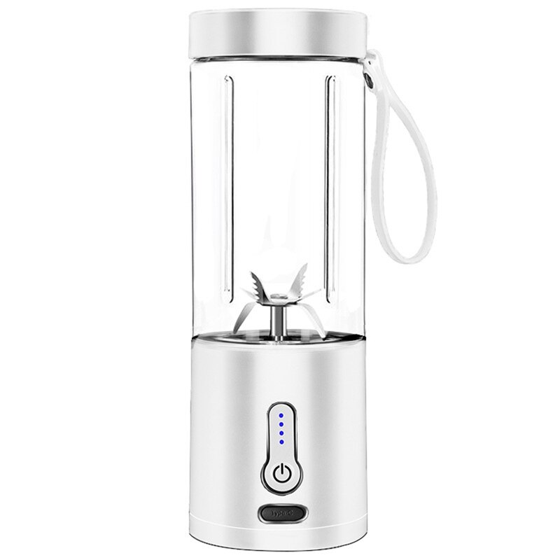 Presse-agrumes électrique Portable USB, presse-agrumes, Smoothie, Mini robot culinaire, tasse de jus: White