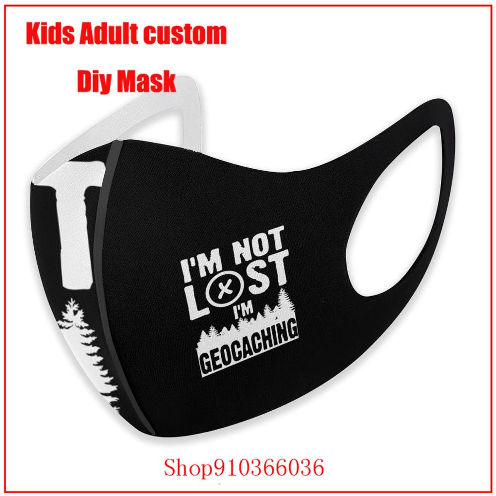 Io Non sono Perso io sono Geocaching Cotone per germe di protezione per adulti lavabile riutilizzabile: maskes / Kids