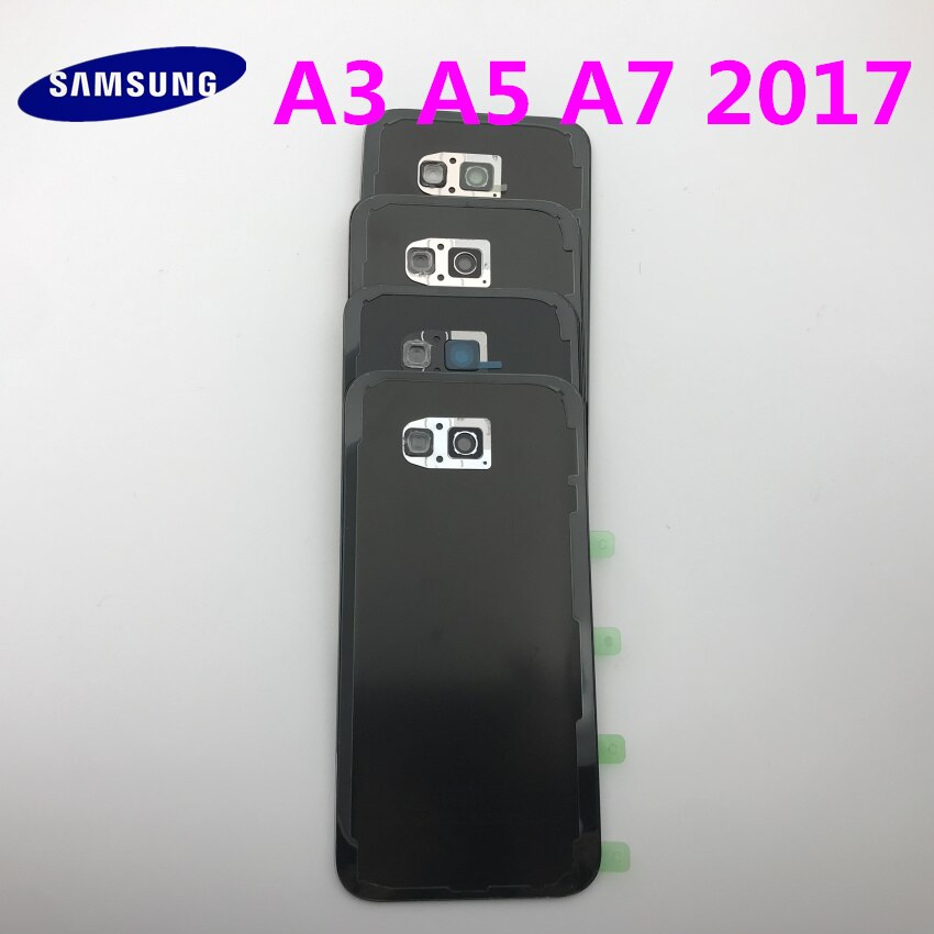 Samsung Galaxy A3 A5 A7 A320 A520 A720 A320 A520 A720 Battery Back Glass Cover Door Housing Battery Cover