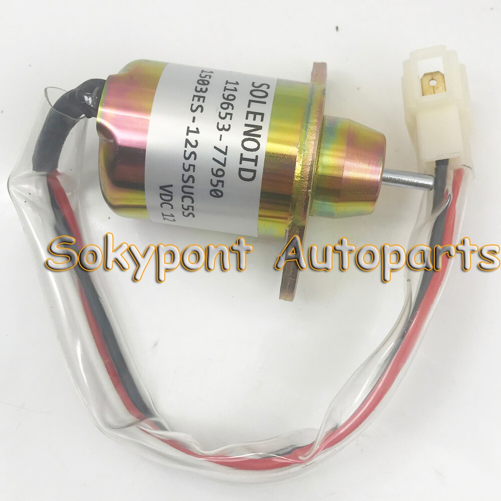 1503ES-12S5SUC5S Brandstof Uitschakeling Solenoid 12 volt voor Yan-mar Motor 119653-77950 119285-77950