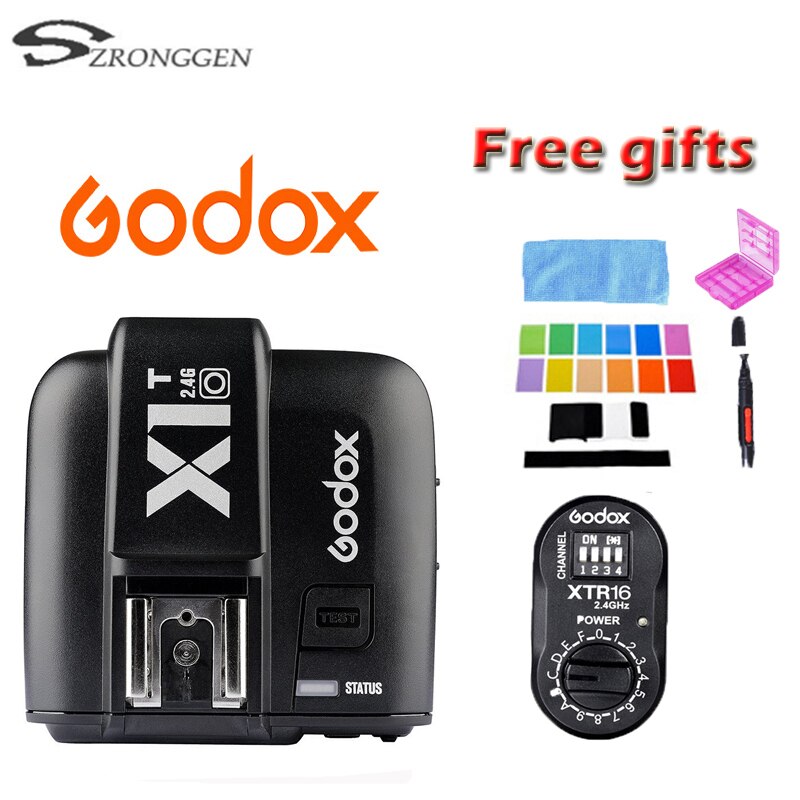 Godox X1T-O TTL Draadloze + XTR-16 Draadloze 2.4G Power Control Flash voor Olympus AD180 AD360 AD360II