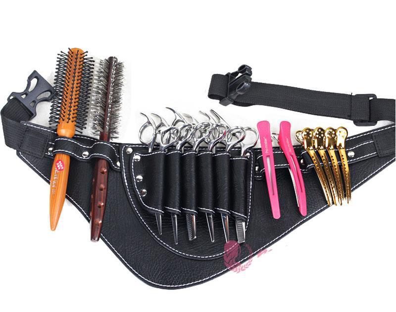 PU Leer Schaar Heuptas Salon Kappers Pouch Case Hair Styling Tools s Kam cotillon: Default Title