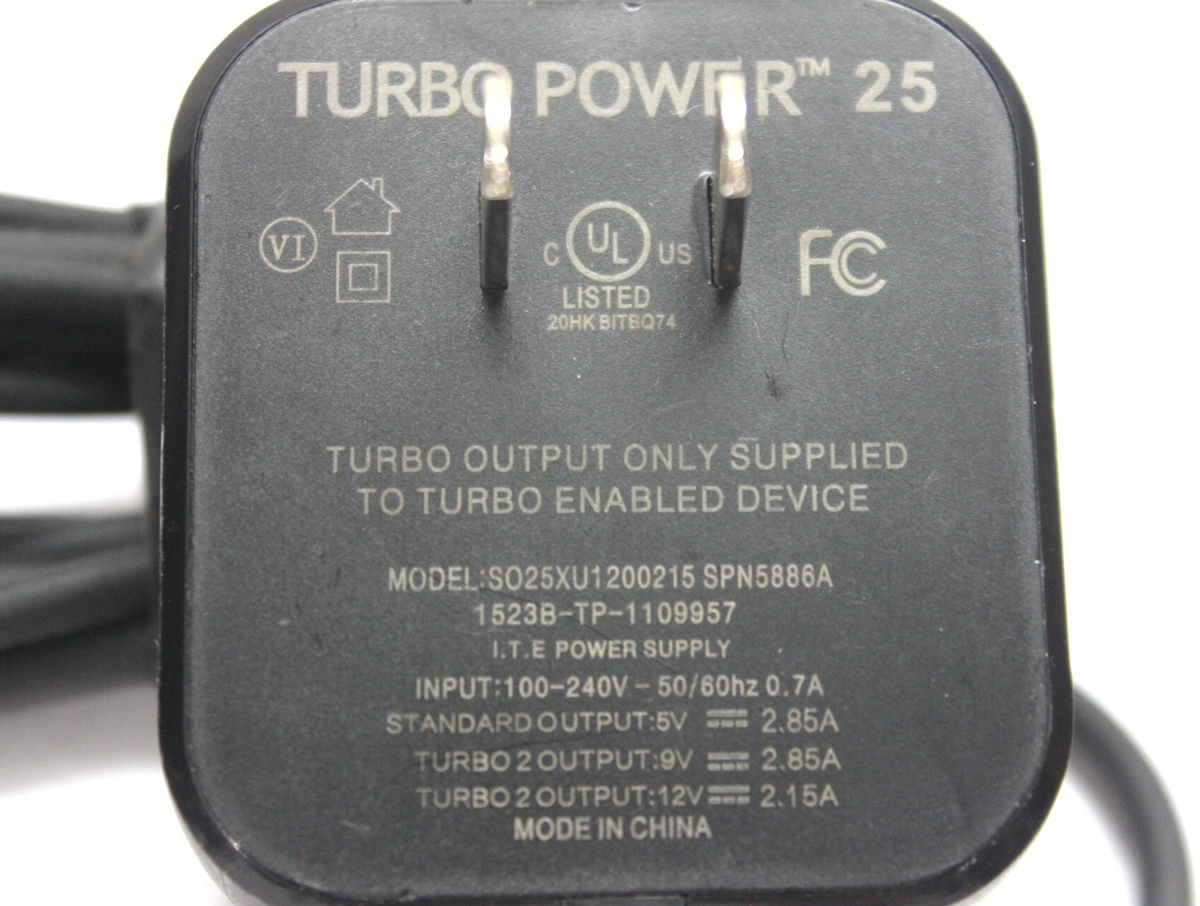 Turbopower SPN5886A Fast charging charger Wall Charger for Motorola DROID TURBO 2 MAXX 2 for Micro USB Devices