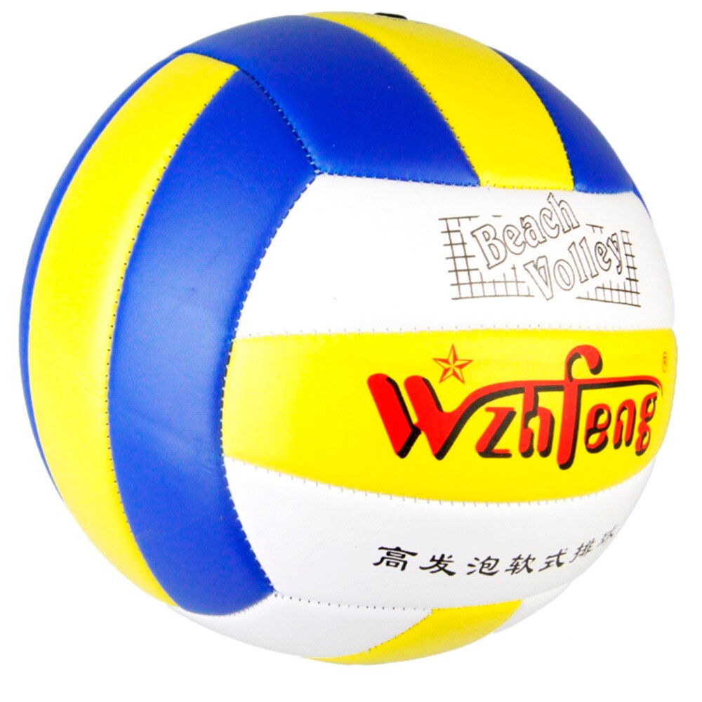 1 x PU Ball Volleyball Game Ball Outdoor Sand Beach Soft Training Thickened Volleyball Match Leather Training Beach Volleyball