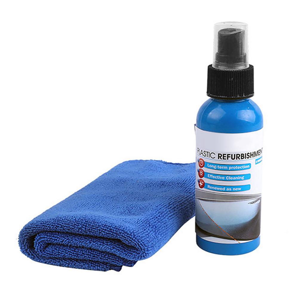 Auto Cleaner Kit Auto-interieur Reiniger Met Handdoek Auto Interieur Cleaner Renovatie Agent Polijsten Renovatie Tool Voor Dashbo