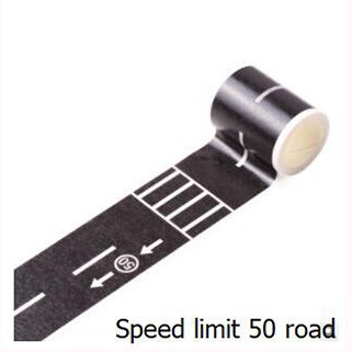 Traffic Railway Road Washi Tape Adhesive Tape DIY Scrapbooking Sticker Label Craft Masking Tape For Kids Toy Car Play: 4