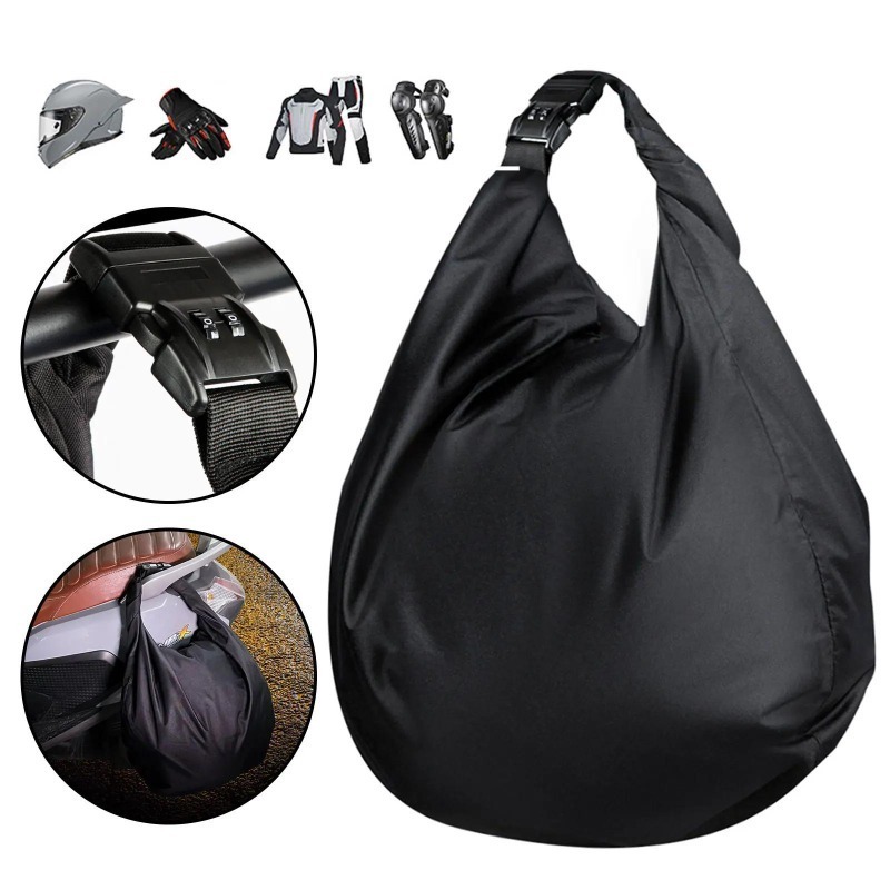 1 st Motorhelm Tas Combinatieslot Anti-Diefstal Bagage Opbergtas Ruiter Draagbare Reizen Motorfiets Uitrustingen Tas