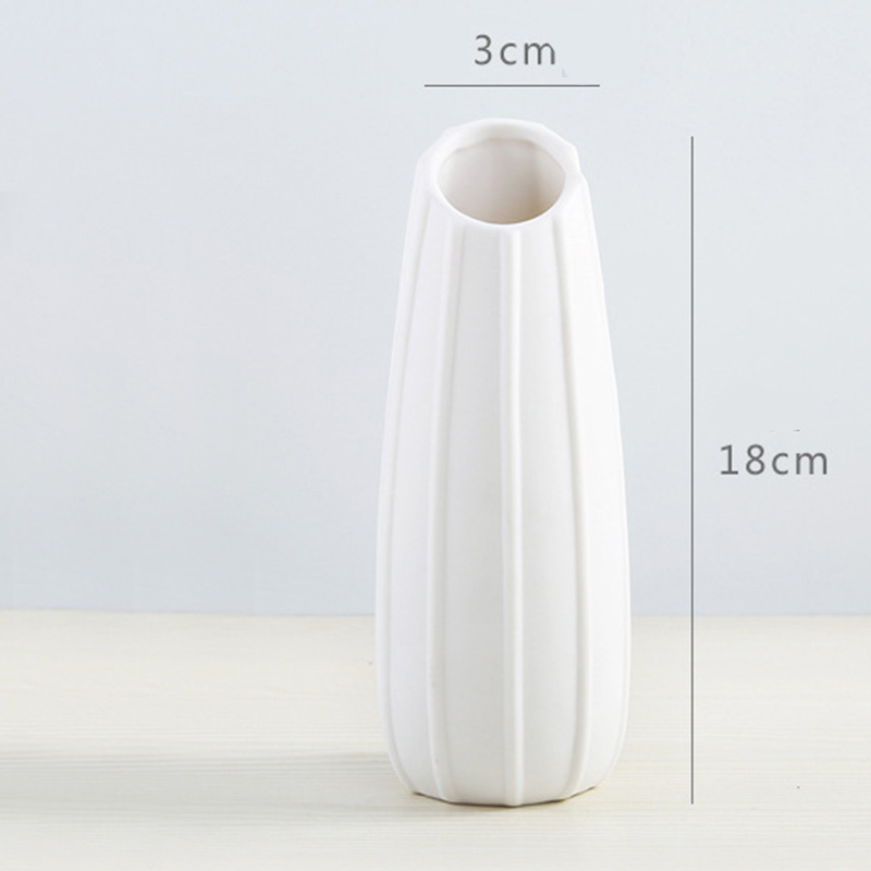 Maceta decorativa moderna Simple de cerámica Artificial florero de mesa estilo europeo hogar creativos: style 5