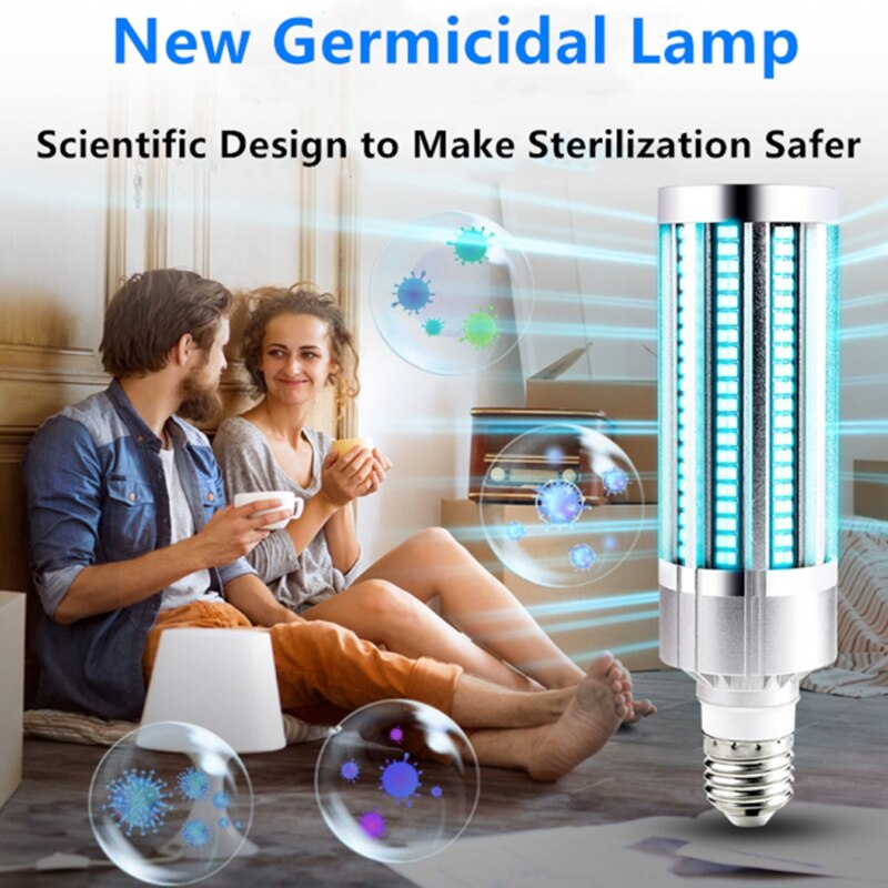 LED Germicidal Lamp led corn bulb UVC Germicidal Light Bulb For Sterilization Disinfection Deodor kill Mites for Hospital Home