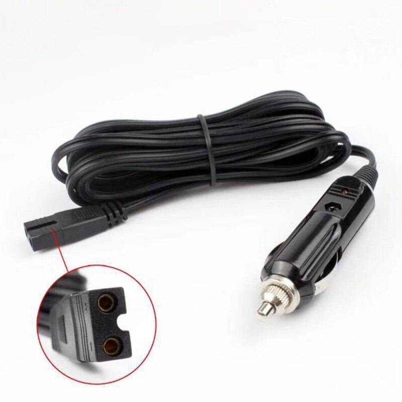 1.8M Kabels Plug DC 12V 2 Pin Connection Lead Cable Plug Geschikt Voor Auto Koelbox Mini koelkast: Default Title