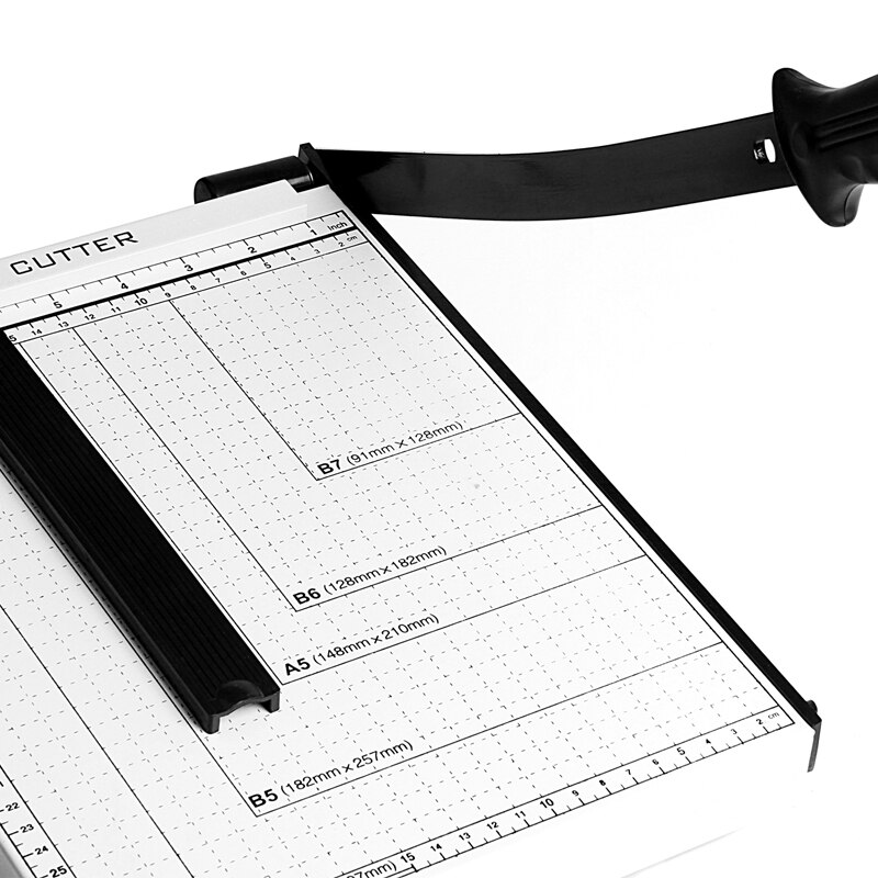 A4 papirkort trimmer guillotine fotoskærer til hjemmebrug / kontorbrug