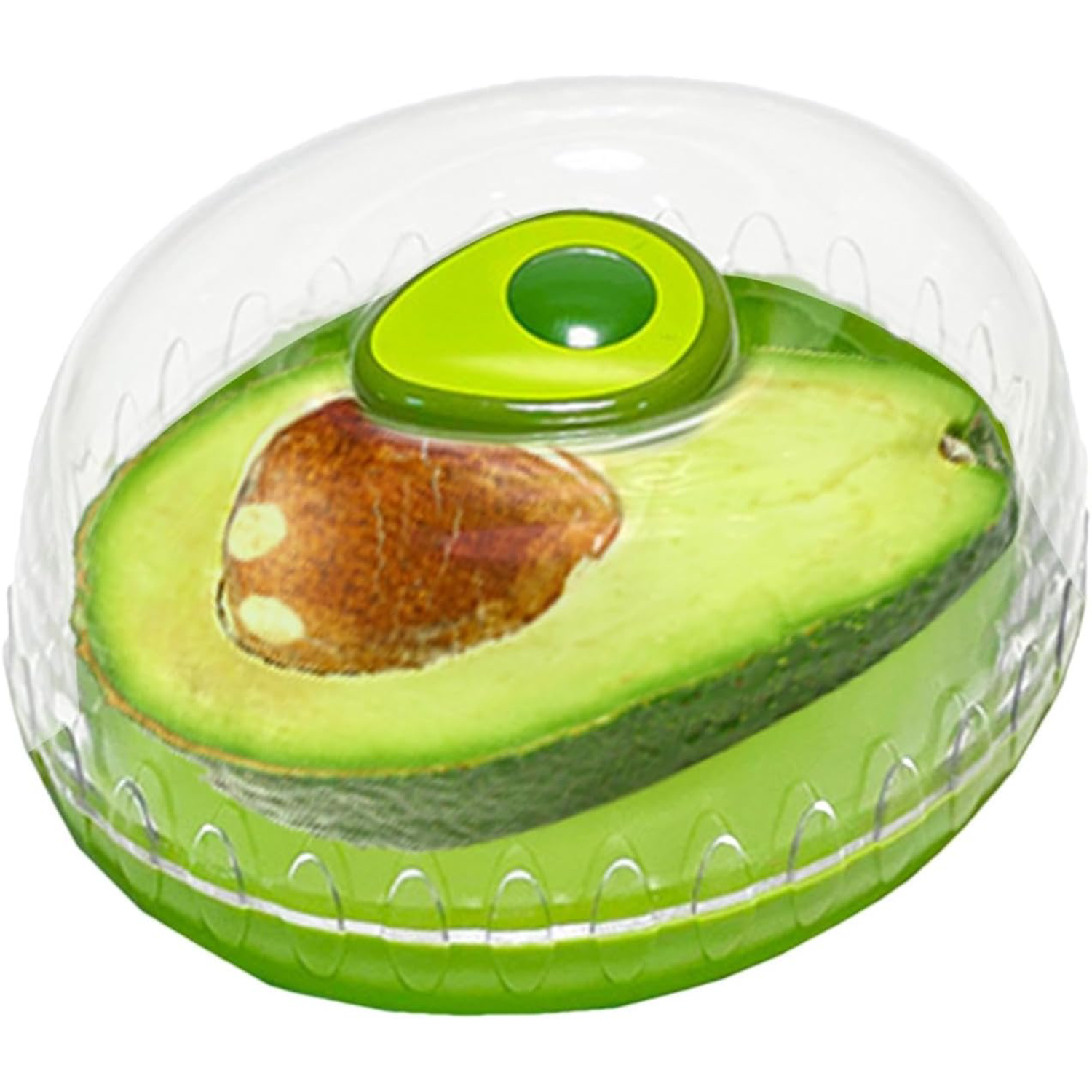 Fruit, fruitcontainers voor koelkast, avocado-besparing en ui, luchtdichte voedselcontainer, draagbare fruitschaal met deksel, voor Lem: Black