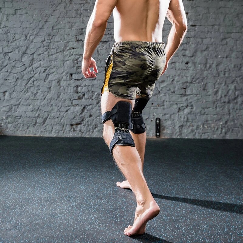 Rodillera deportiva para hombre, 2 uds., rodillera elástica para baloncesto, Running, escalada