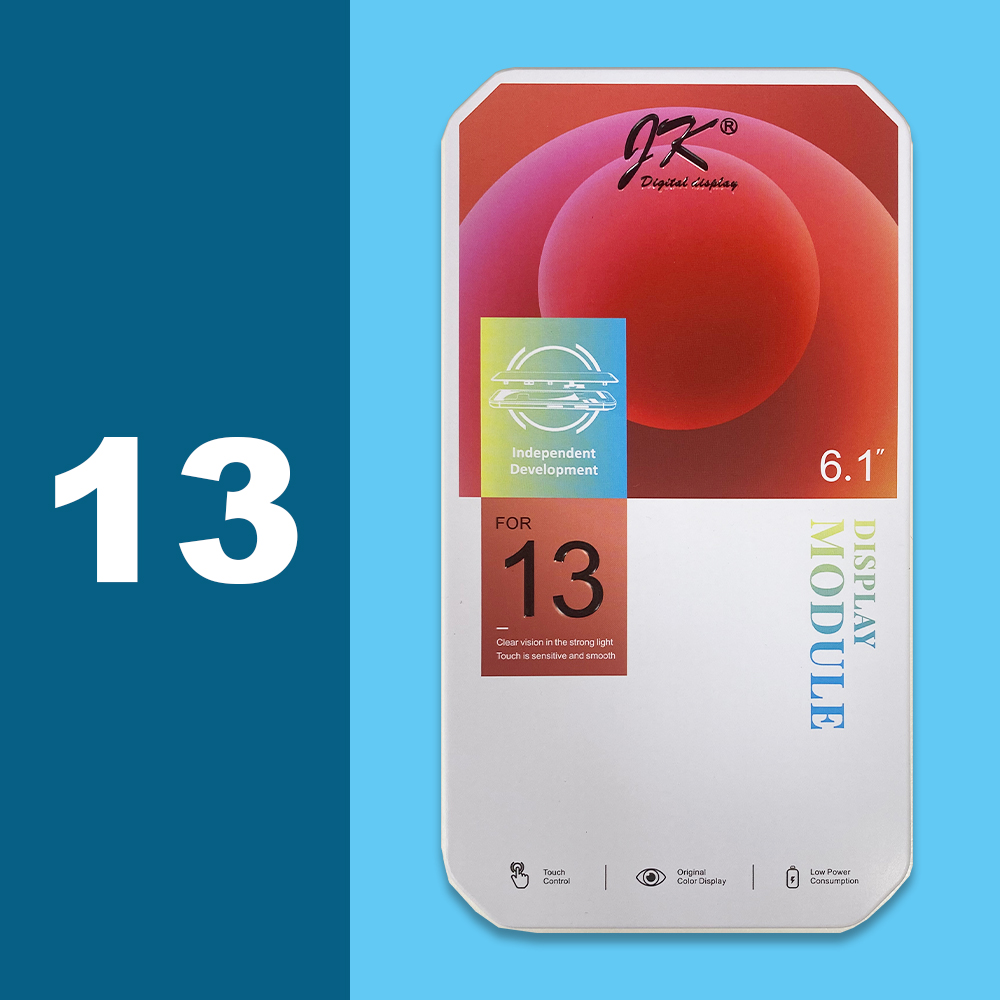 JK series For iPhone X LCD Xs XR 11 12 13 LCD Display Touch Screen Digitizer Assembly No Dead Pixel Replacement Parts TRUE TONE: Emerald Green