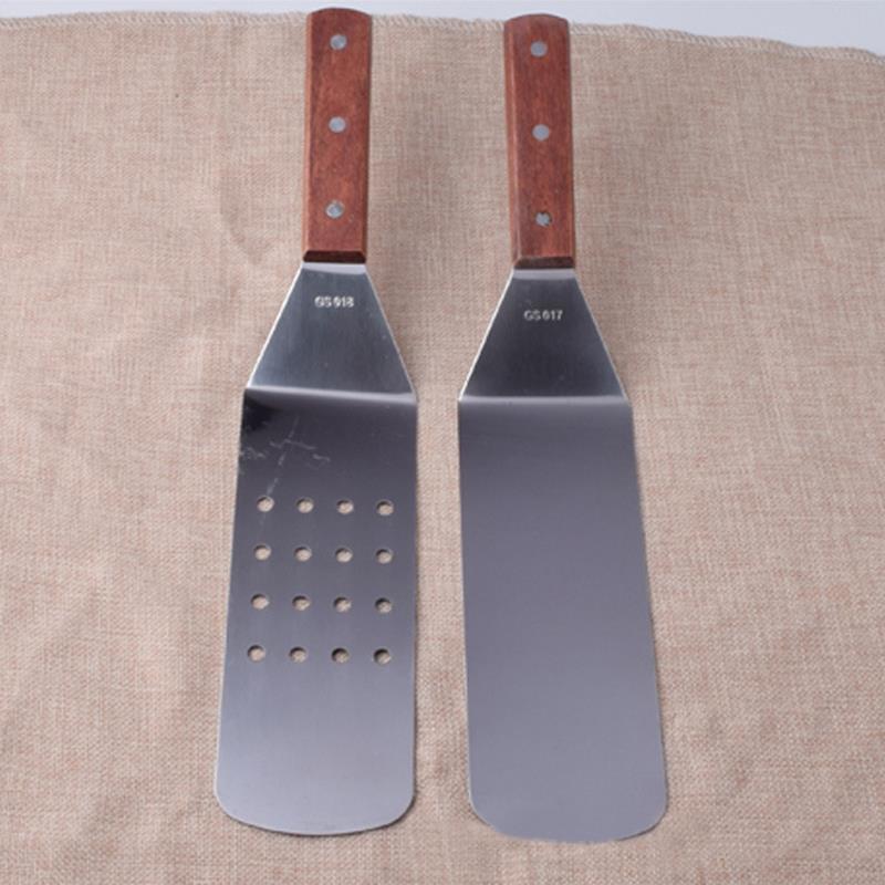 Metalen spatel set - bakplaat spatel - Teppanyaki spatels - bakplaat