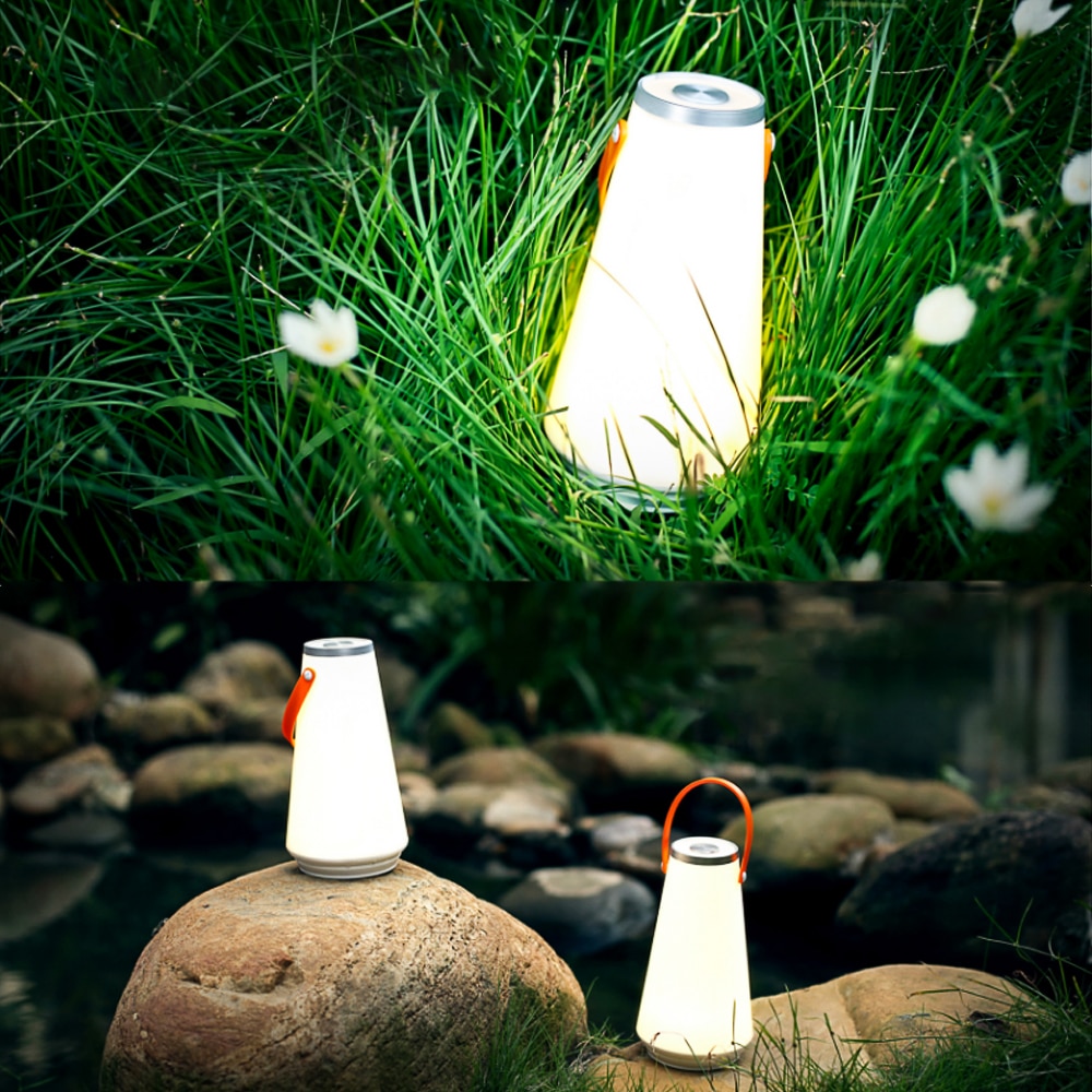 Multifunctionele Draagbare Draadloze Outdoor Camping Noodverlichting Led Thuis Nachtlampje Tafellamp Usb Oplaadbare Touch Schakelaar