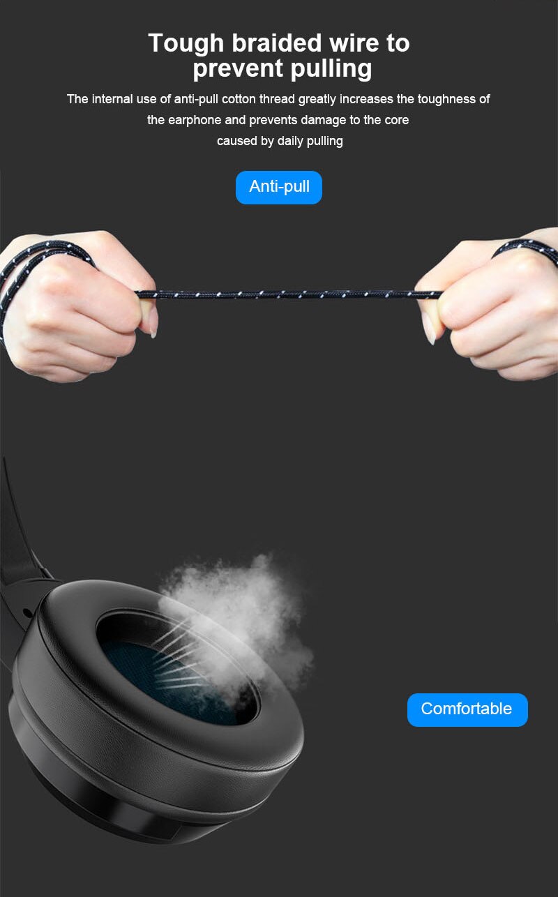 Pink Headset 4D Stereo Surround Colorful Light Headphone With Noise-reducing Microphone USB 3.5mm Gaming Earphone Girl