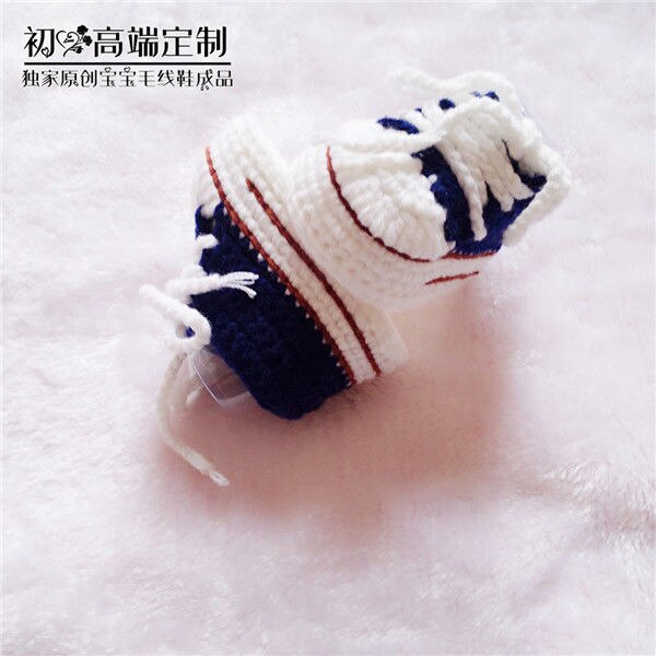 QYFLYXUEBaby zapatos de bebé de punto Neonatal, zapatos de correa de jardín, zapatos de bebé de hilo de algodón de alta ayuda