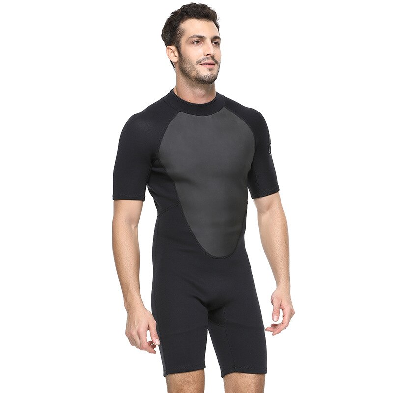 Men Short Sleeve Diving Wetsuit