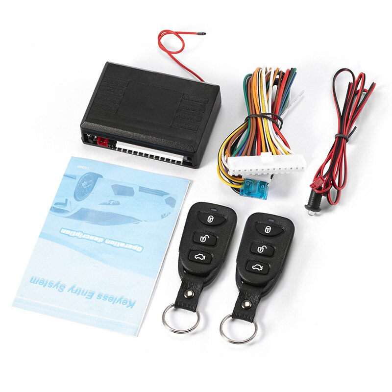 Universal Car Remote Control Central Kit Door Locking Keyless Entry System Alarm Vehicle Entry System With Remote Controller: A