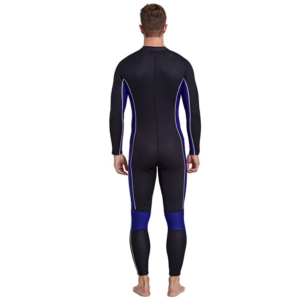 Traje de neopreno de 3mm para mujer, traje de neopreno térmico para hombre, traje completo de manga larga para buceo, surf, parejas a juego con cremallera frontal