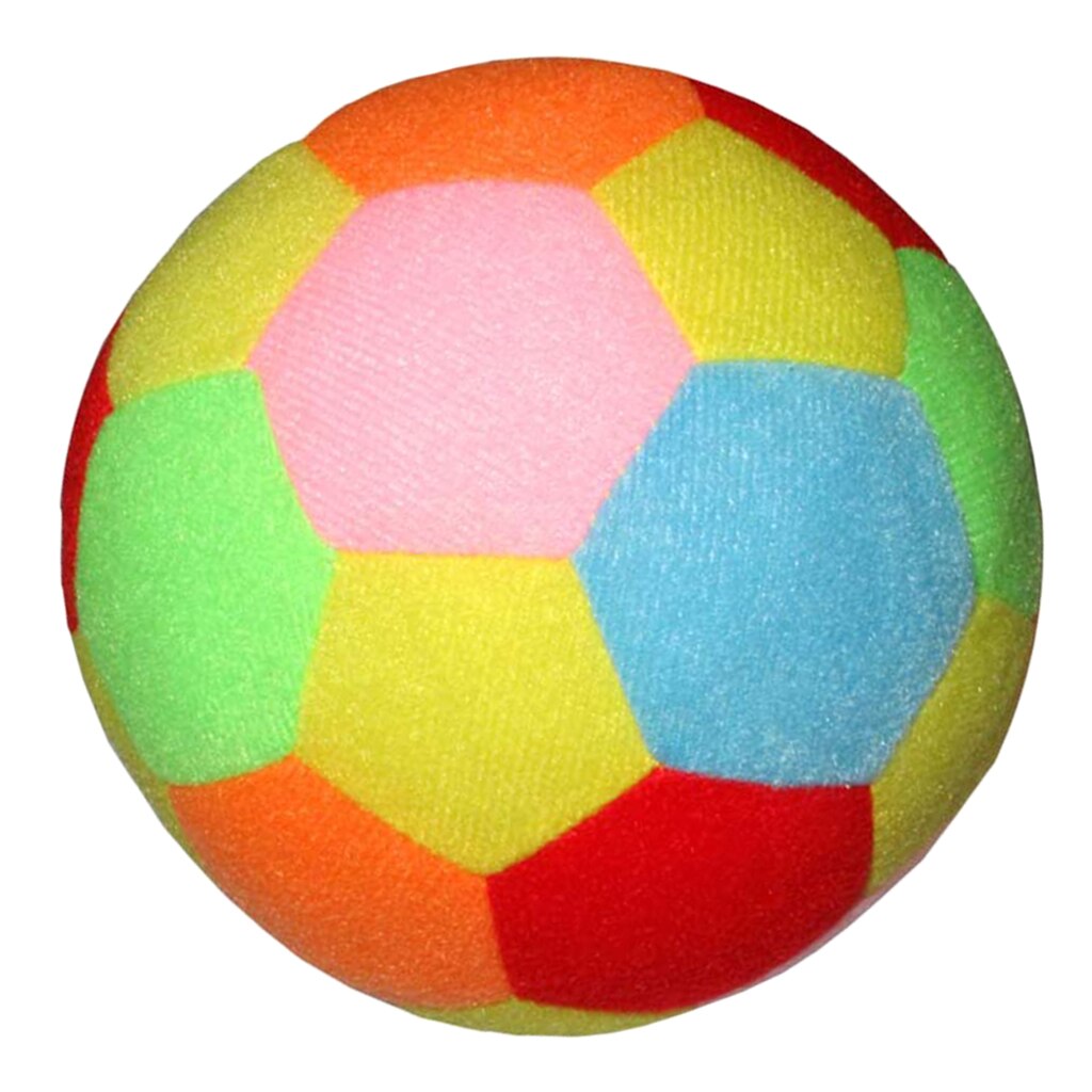 Zachte Sport Voetbal Bal Voor Baby Indoor Outdoor Speelgoed Kleurrijke 17 Cm Maat 4
