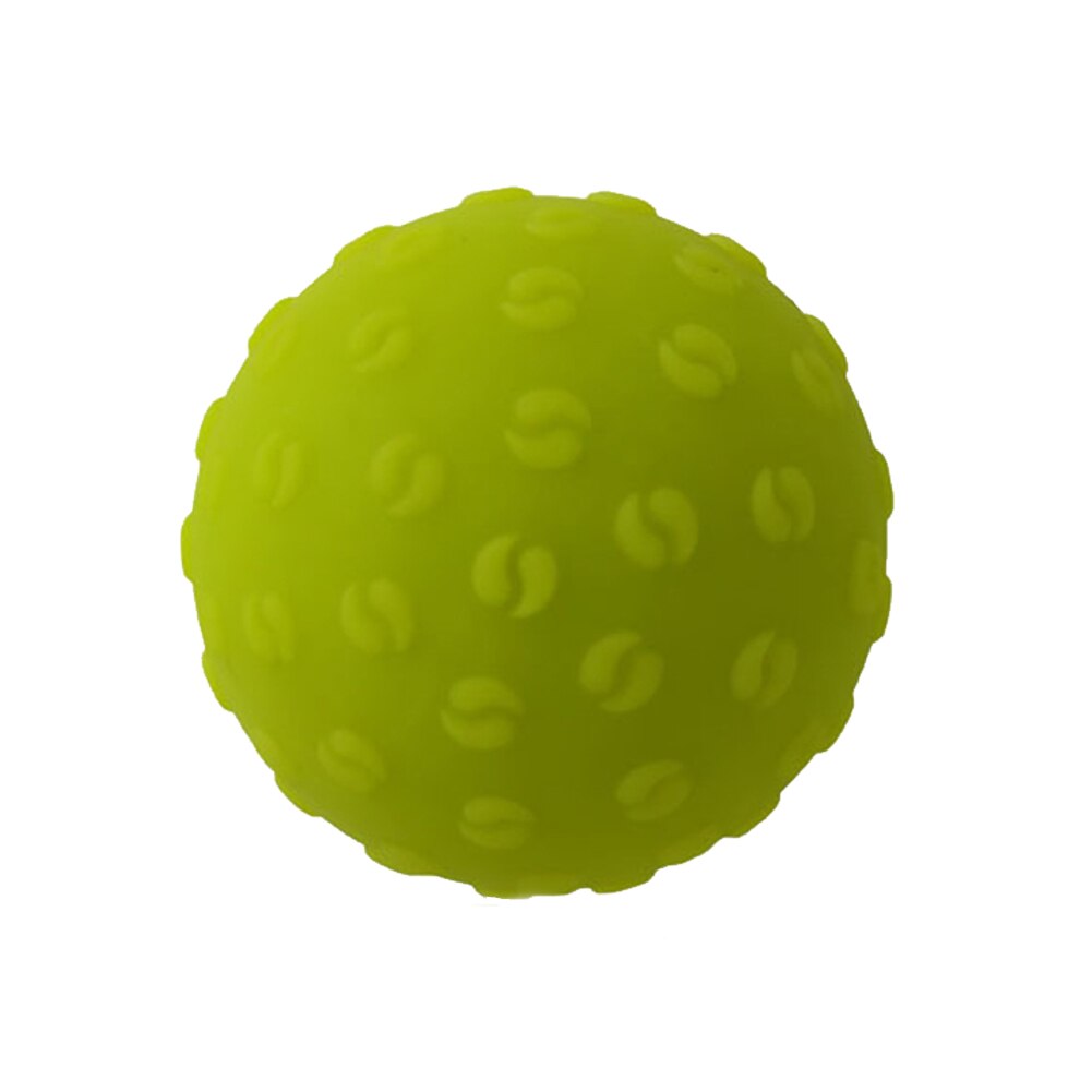 6.3Cm Fitness Hand Voet Massage Bal Yoga Gym Siliconen Zolen Egel Sensorische Training Spier Release Lichaam Ontspannende Massage Bal: green
