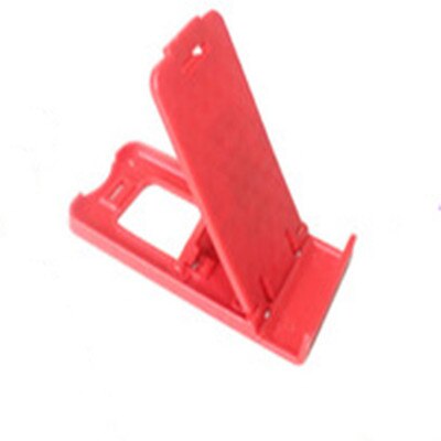 1 Ps Mini Universele Stand Mount Telefoon Houder Voor Smartphone Gevouwen Holder Verstelbare Ondersteuning Mobiele Mobiele Telefoon Holde: j8-red