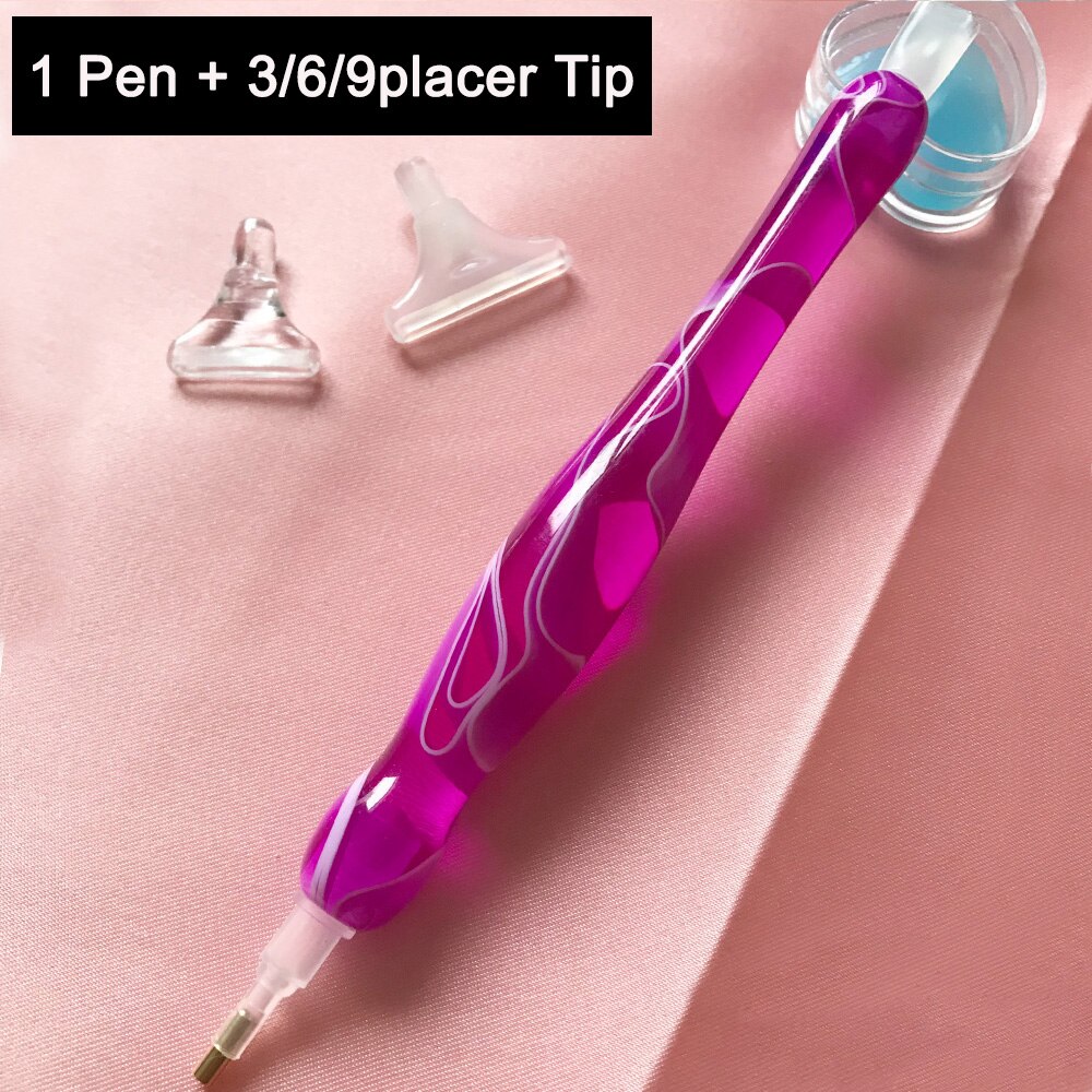 Diamond Painting Tools Handmade Point Drills Pen for 5D Painting with Diamonds Accessories: rose