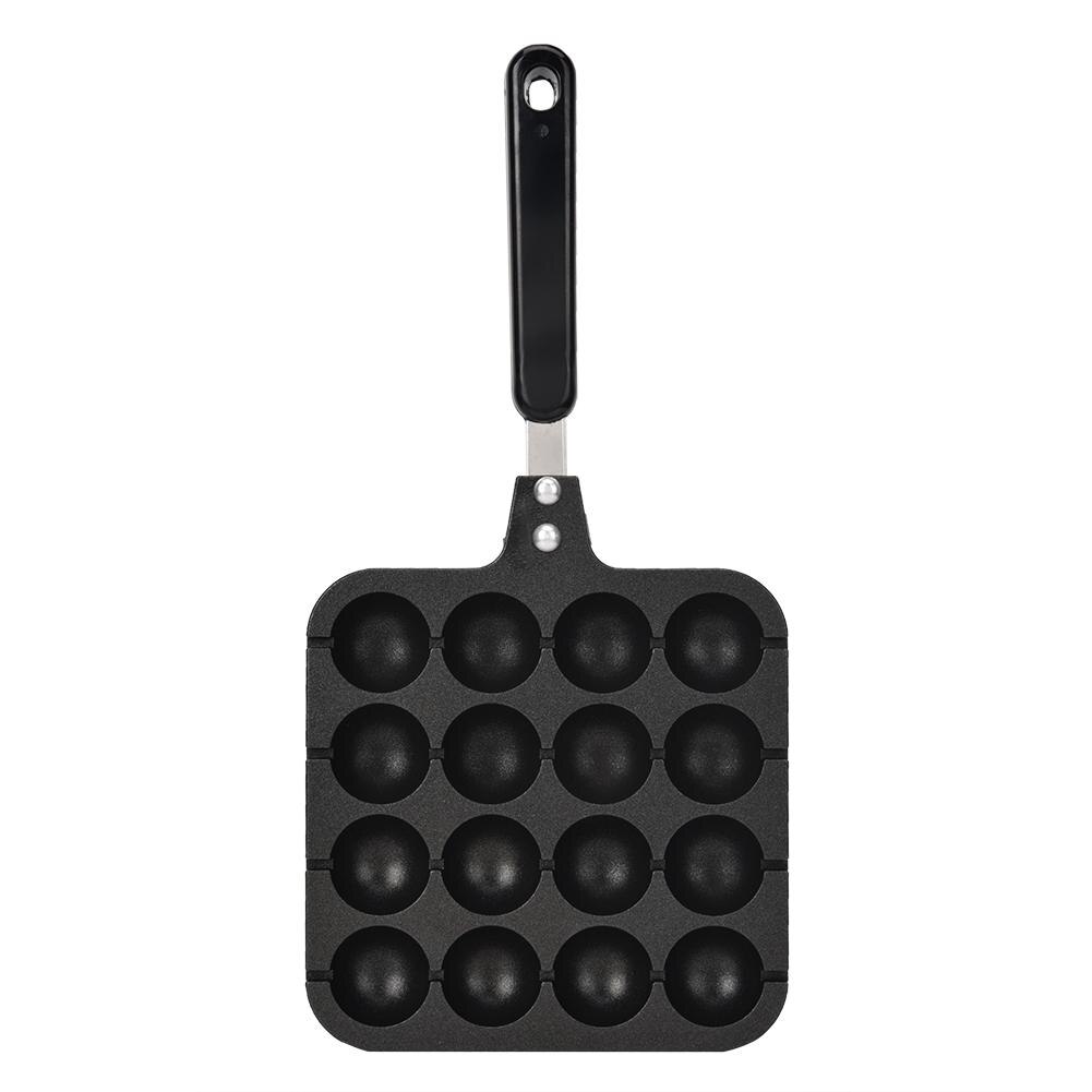 16 Gaten Non-stick Takoyaki Grill Pan Molde Koken Grill Bakken Pan Met 4 Stuks Bakken Naald Gegoten Aluminium takoyaki Bakplaat