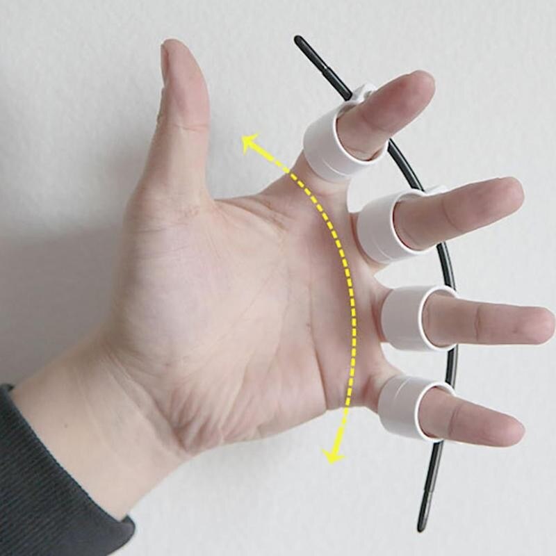 Extensor de dedo ajustable de espaciado de plástico, herramienta para guitarra de entrenamiento de expansión, entrenador para principiantes, W0I2, 1 Uds.
