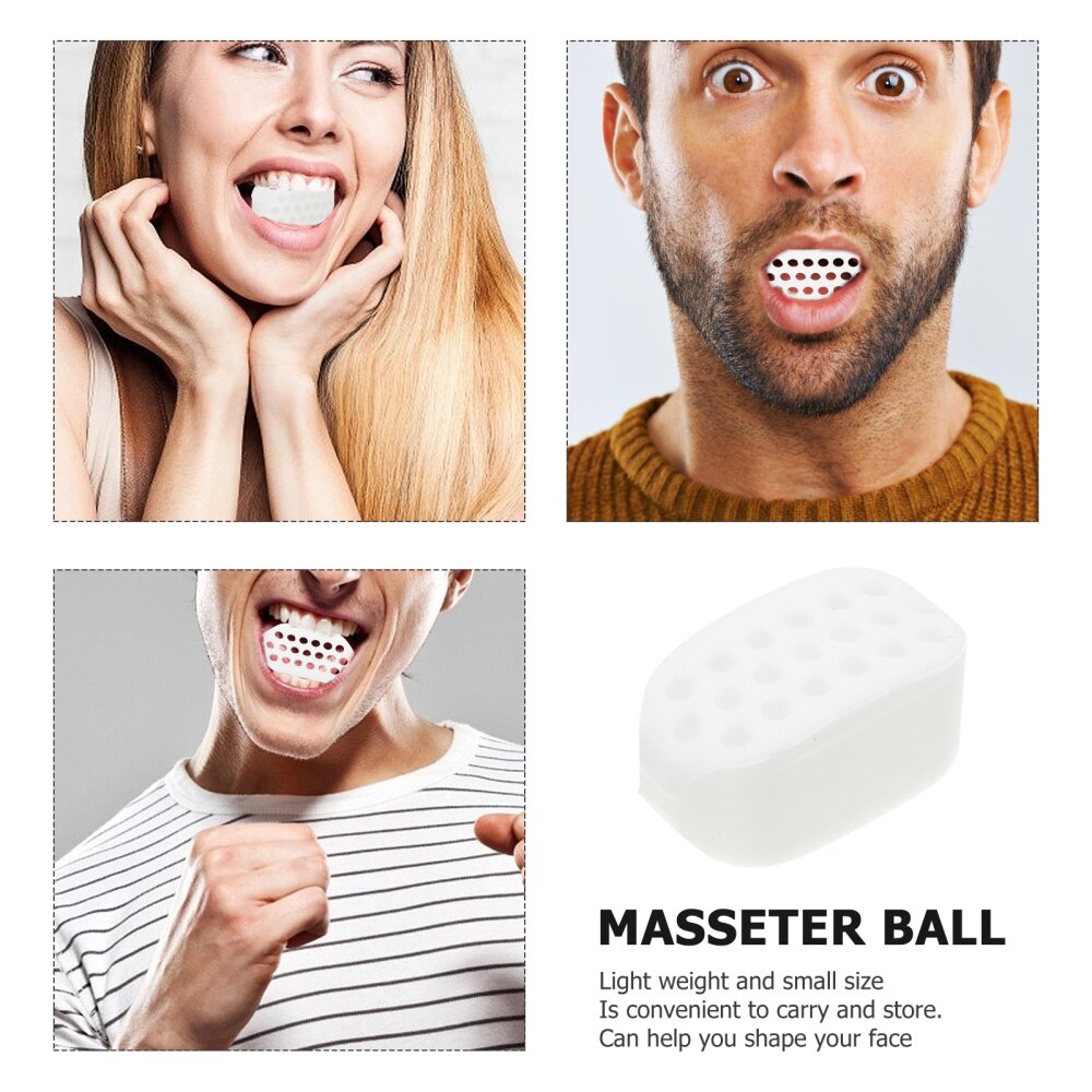 4 Pcs Useful Jaw Exerciser Silicone Jawline Exerciser Jawline Training