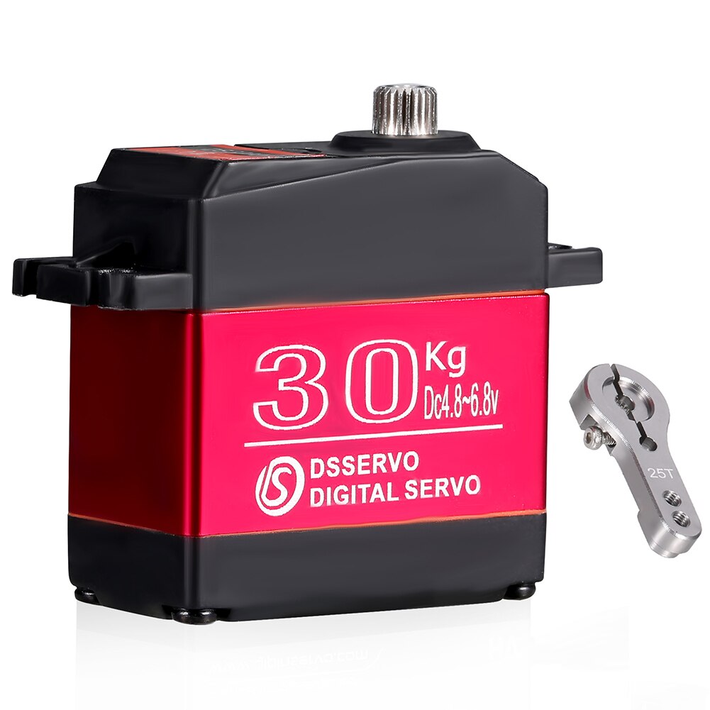 DS3230 30Kg Digitale Servo IP66 Waterdichte 25T Servo Arm Rvs Gear Stuurservo 270 Operating Graden Voor 1/12 Rc Auto