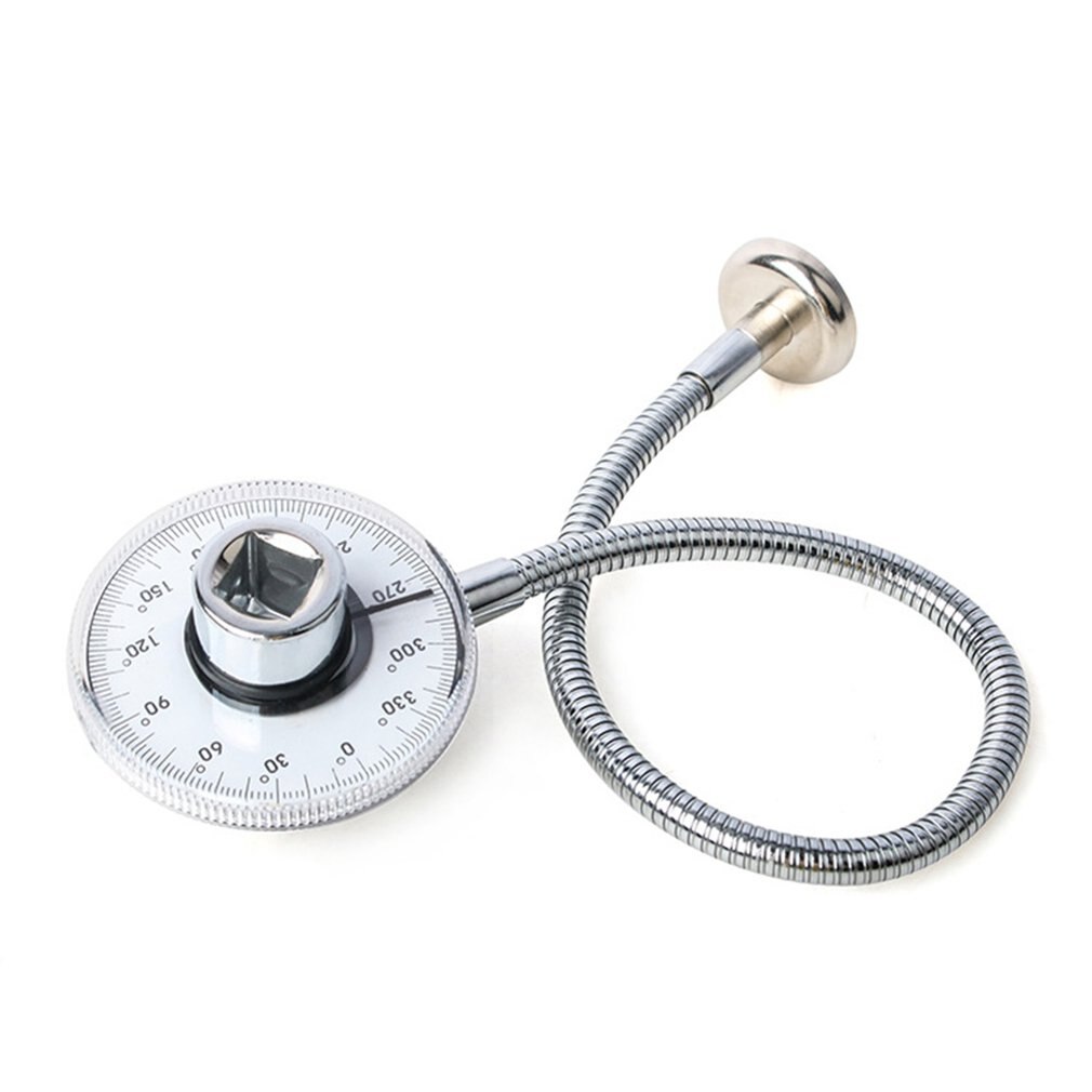 1/2 Inch Drive Torque Angle Gauge 360 Degree Angle Rotation Measurer Hand Tool Wrench Measuring Automotive Meter Tool