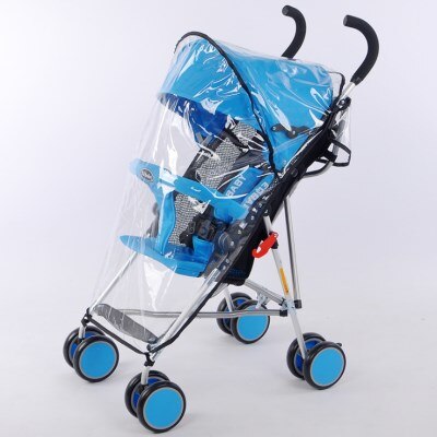 Universal regnbetræk baby klapvogn tilbehør støv fuld regnfrakke regnfrakke yoyo poussette barnevogn bilafdækning til kørestolsvogn: R04