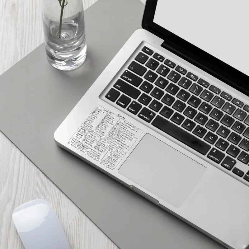 For Mac Windows Keyboard Shortcut Stickers Word Excel Clear Stickers Letter Graphic Laptop Protective Sticker Quick Navigation