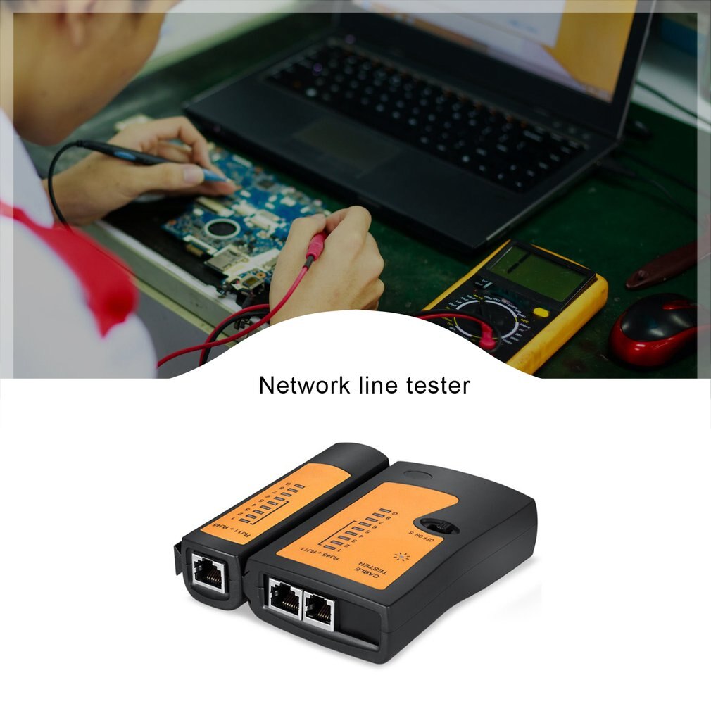 RJ45 Cable lan tester Network Cable Tester RJ45 RJ11 RJ12 CAT5 UTP LAN Cable Tester Networking Tool network Repair