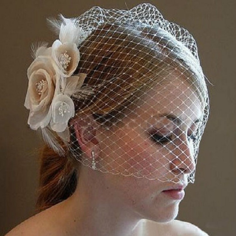 1 stuk bruidstiara luxe sluier bloemengaren bruidsjurk accessoires bruidshoed