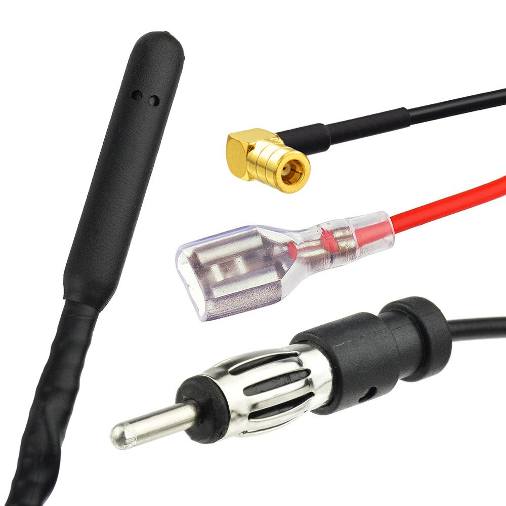 Superbat Universele Dak Mount Digitale DAB Antenne met Versterker voor DAB DAB + AM/FM Auto Radio Antenne Antenne SMB Connector