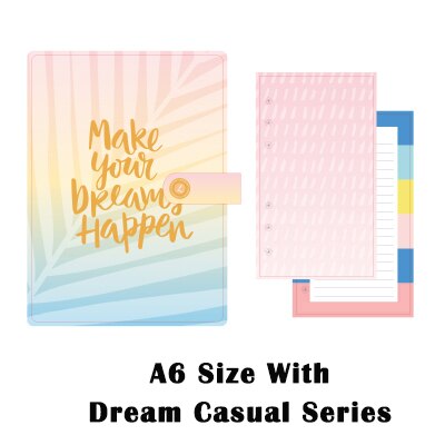 Lovedoki Dokibook A5 A6 notebook planner notebook Diary Agenda Pink gold Kawaii diy Organizer stationery