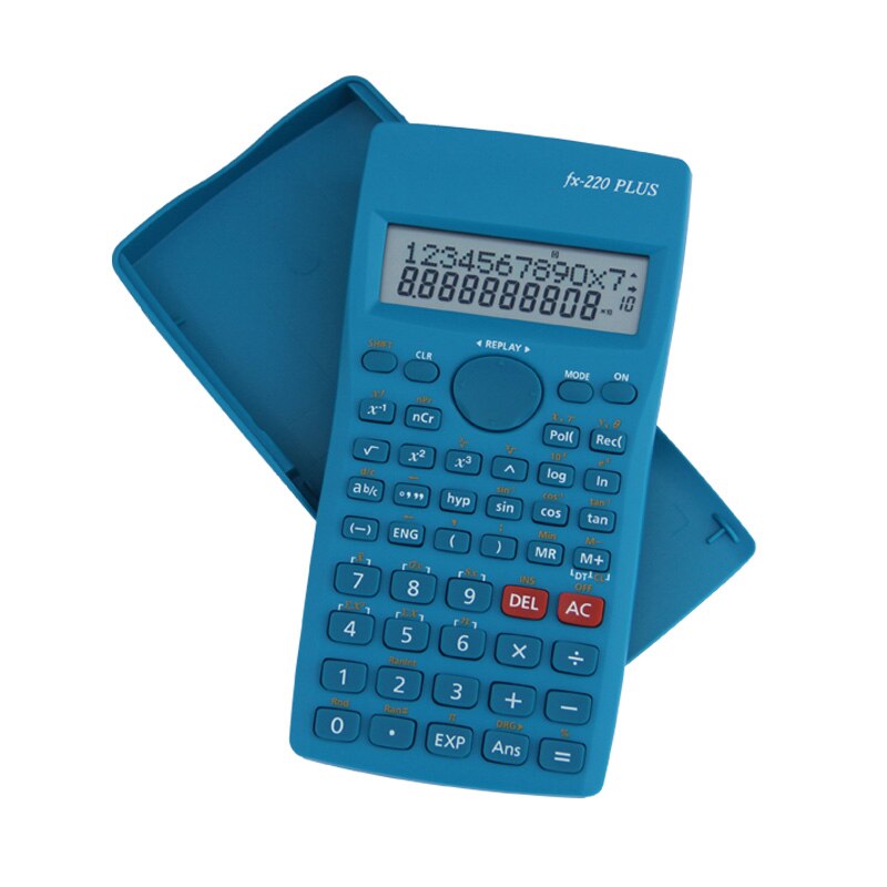 FX-220PLUS Junior High School Leerlingen Examen Wetenschap Math Calculator Functie Computer Twee-Line Display