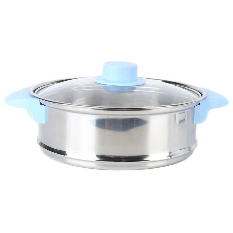Olla de cocina eléctrica para coche, olla antiadherente multifunción de acero inoxidable con vaporizador, 24V, 2L
