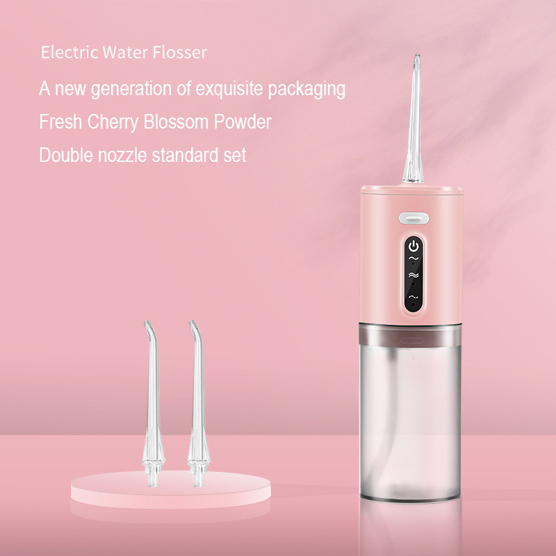 Xiaomi Orale Irrigator Draagbare Ipx7 Waterdichte Charg 3 Modi Tanden Schoner Puls Tandheelkundige Handheld Water Jet Flosser Orale Reiniger: Black